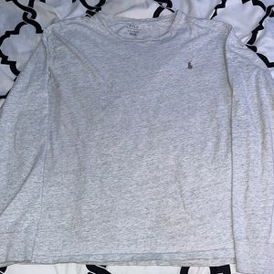 Polo Ralph Lauren Light Gray Long Sleeve Shirt